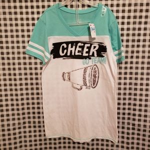 Justice cheer shirt size 12